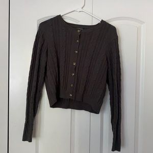 Forest Green Wild Fable Cropped Sweater XXL